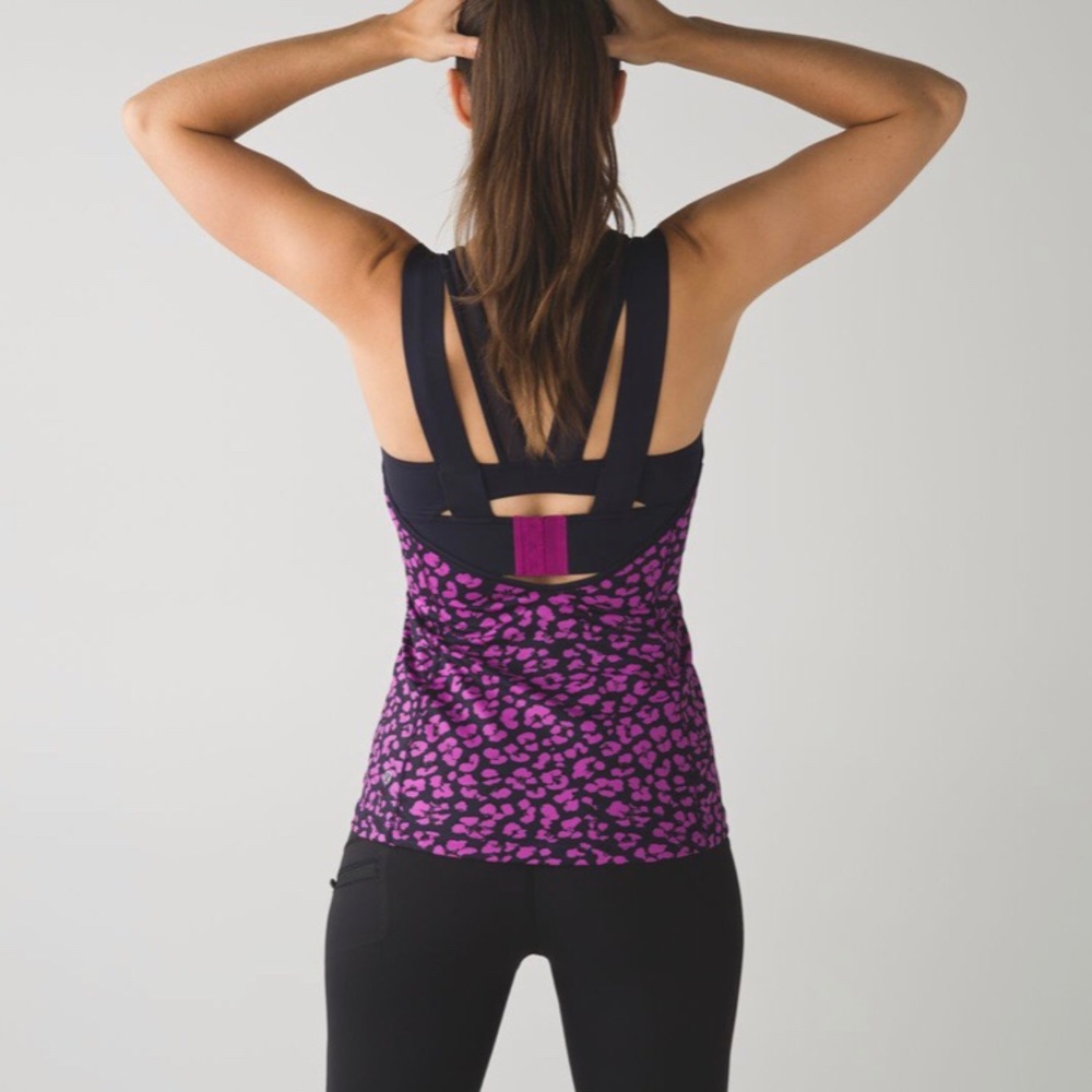 LULULEMON ATHLETICA Super Sport tank cheetah 2